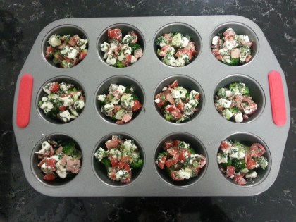 Layer of mix over the broccoli